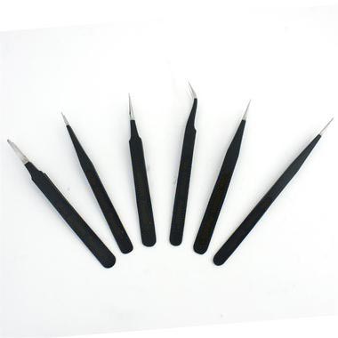 Epoxy Coated Tweezers Set